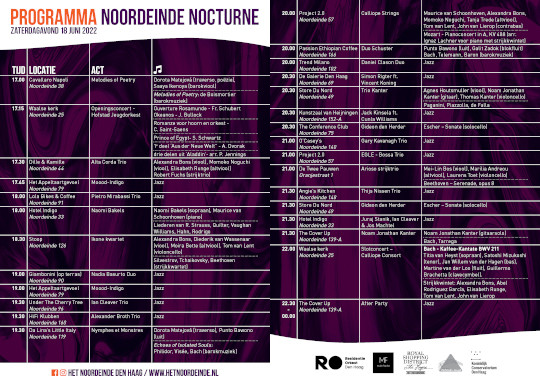 Programma Nocturne 2022